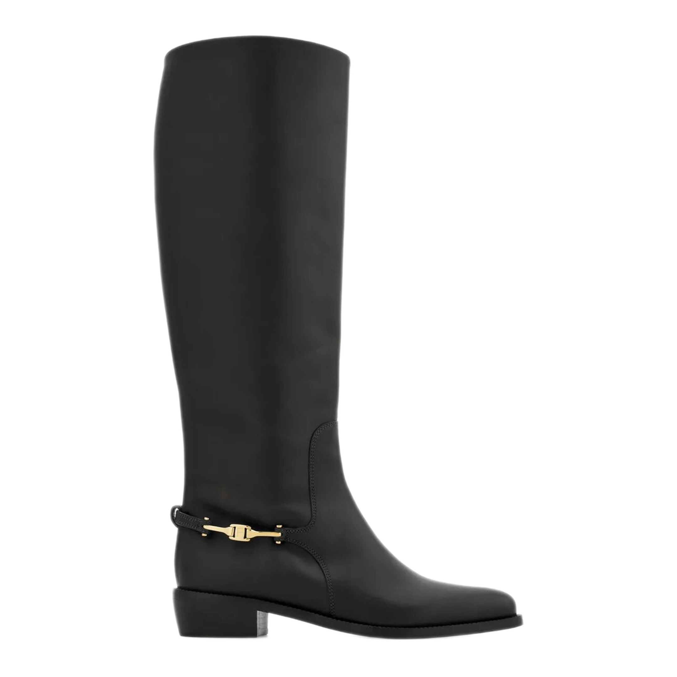 F Buckle Therma Knee Riding Boots - Image 1