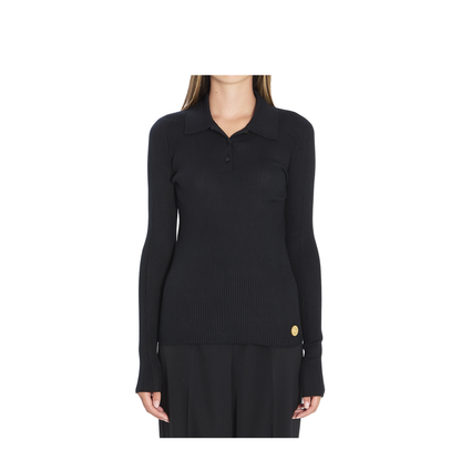 Long-sleeve polo shirt - Image 1