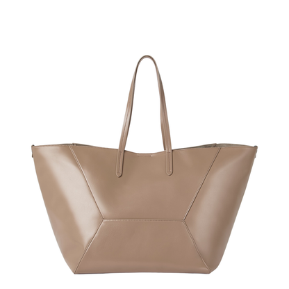 Large Calfskin Duo Bag in Hazelnut - Image 2