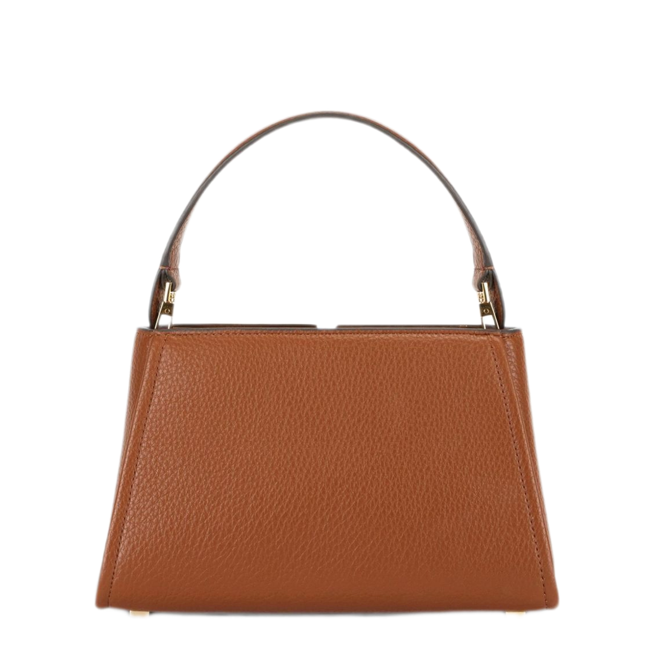 Peekaboo ISeeU Small Calfskin Handbag - Brown - Image 4