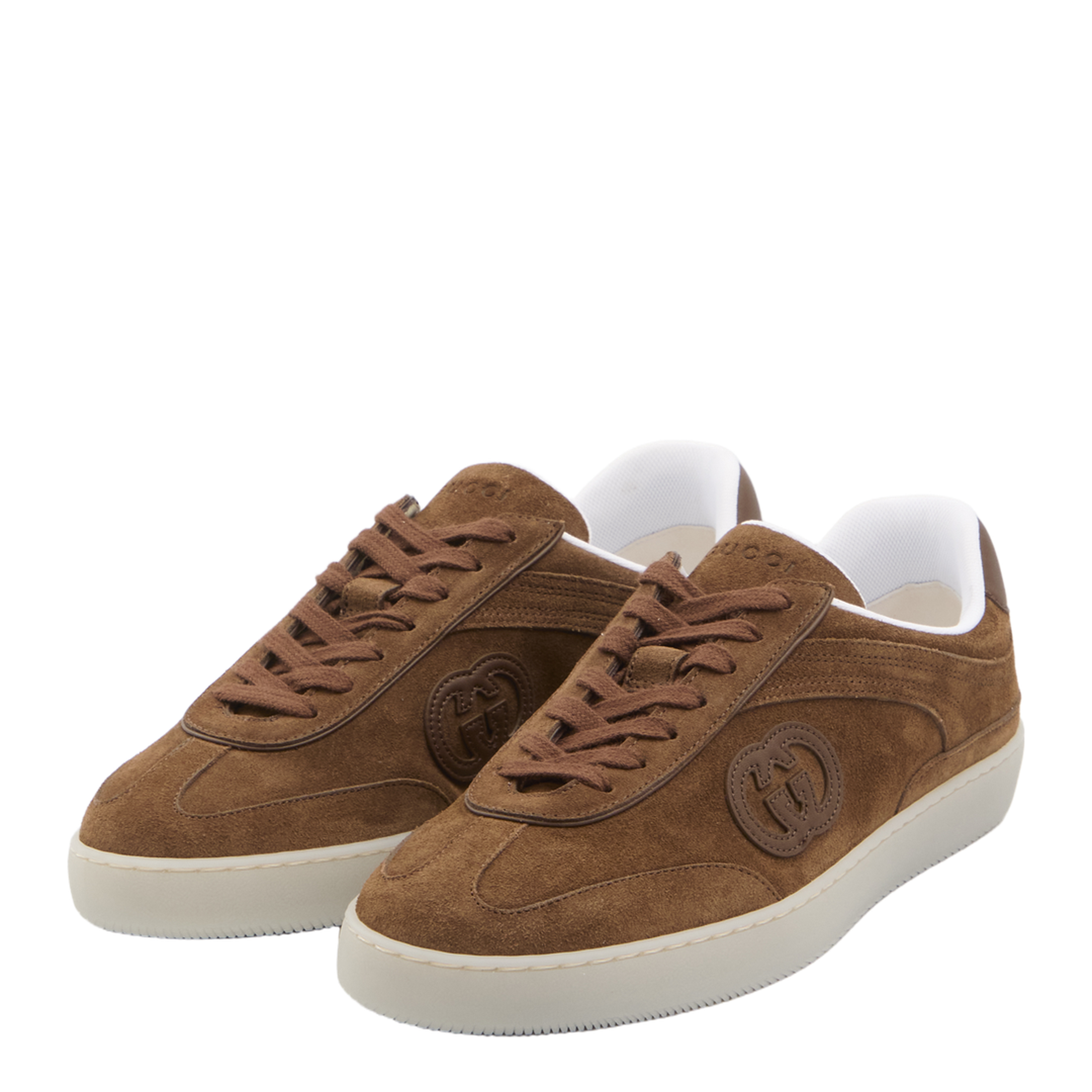 G75 Trainers in Light Brown Suede - Image 2