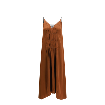 V-neck Long Dress - Image 1