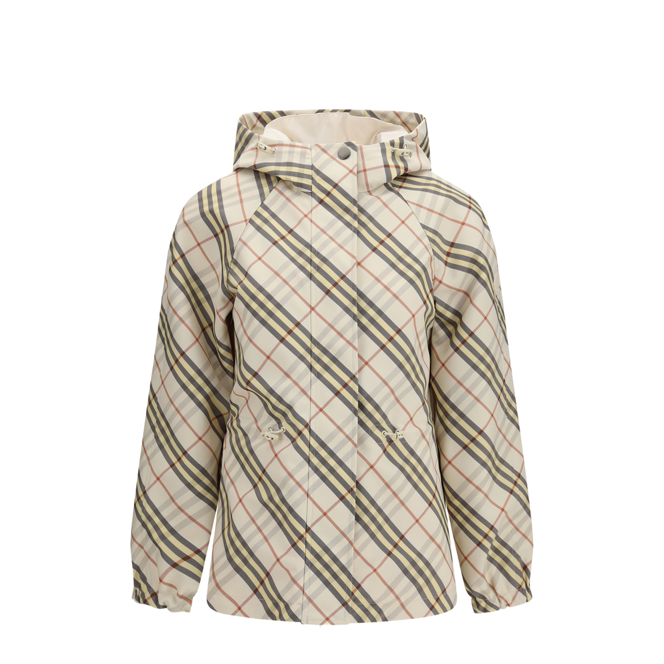 Reversible Check Hooded Jacket - Image 1