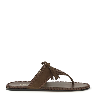 Thong Sandals With Tassels - Image 1