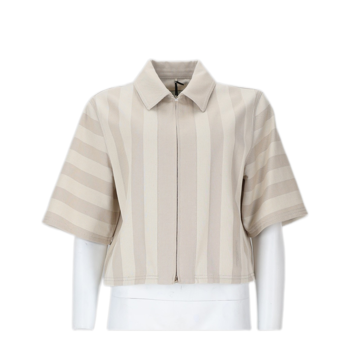 Pequin Drill Cropped Jacket - Image 1