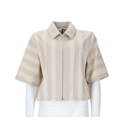 Pequin Drill Cropped Jacket - Image 1