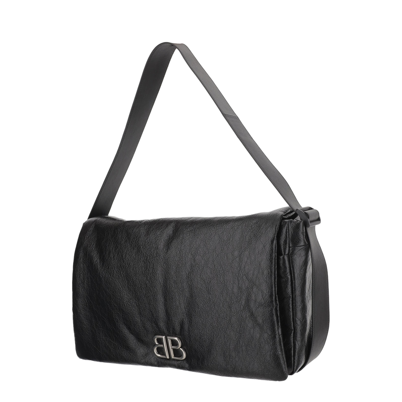 Medium Monaco Crossbody Bag in Black - Image 4