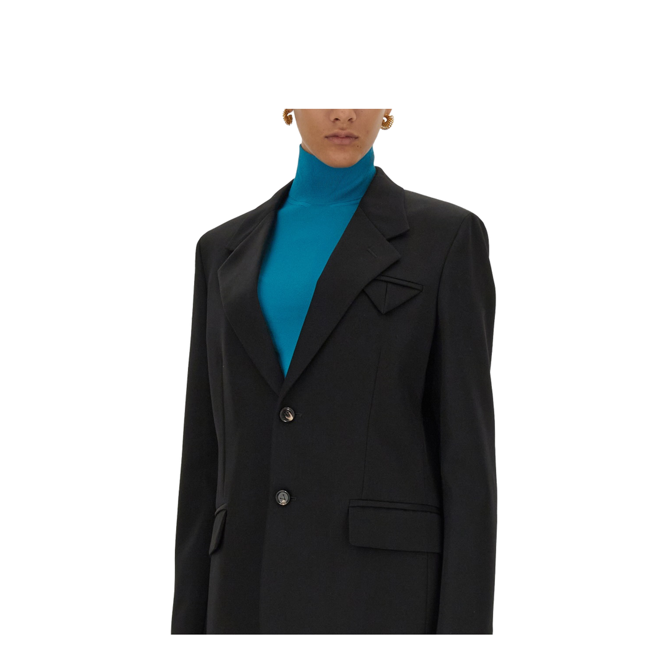 Single-Breasted Wool Jacket - Image 4