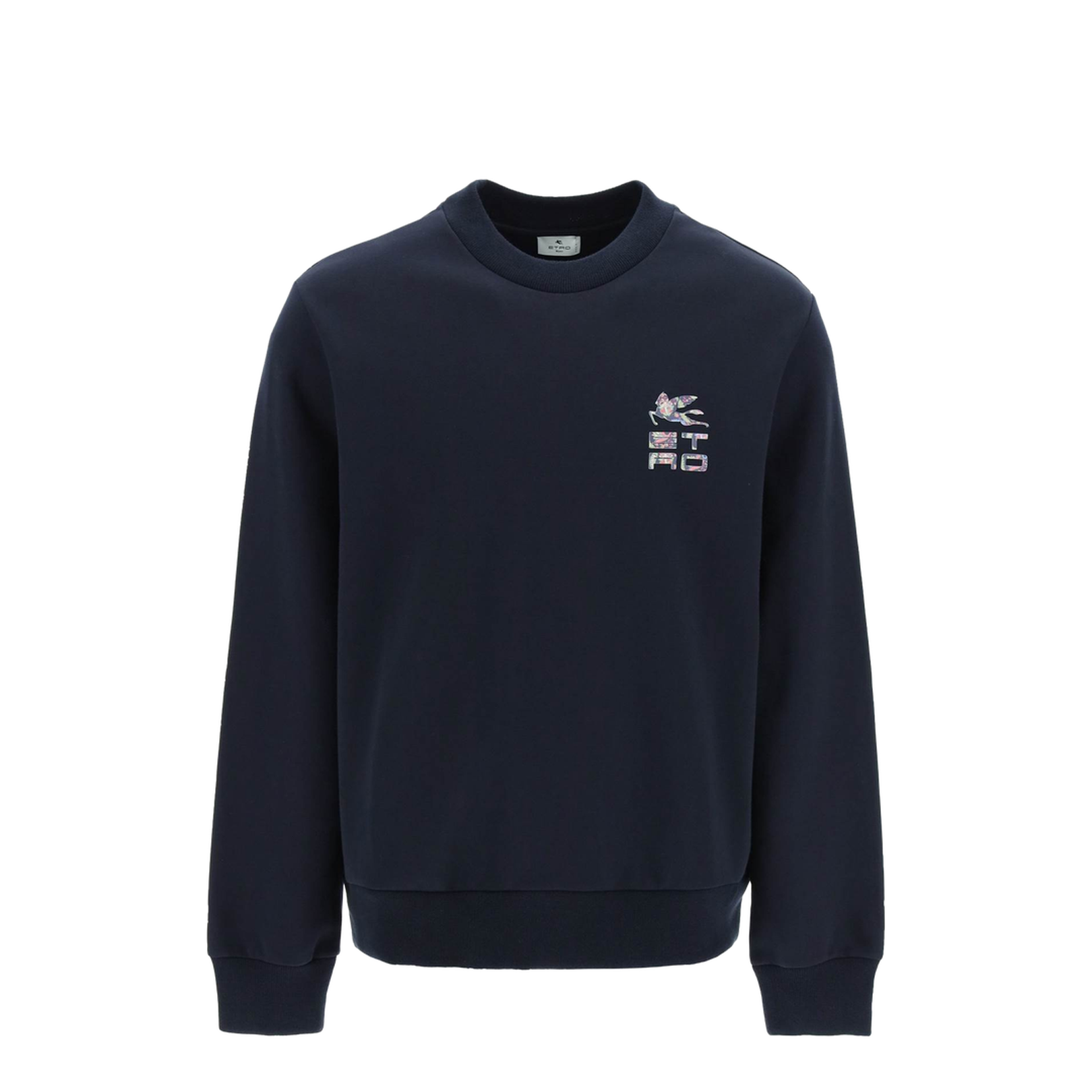Cotton Sweatshirt with Front Logo - Image 1