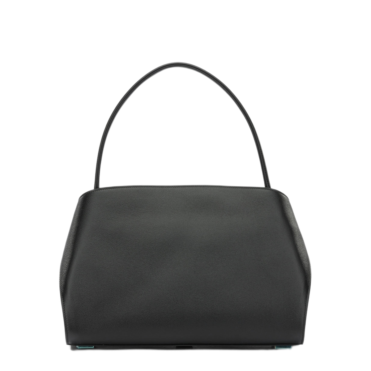 Hug Soft Medium Calfskin Shoulder Bag - Nero/Borgogna - Image 3