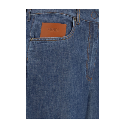 Wide-leg Chambray Jeans - Image 3