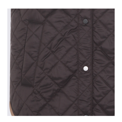 Padded Vest Nylon Brown - Image 6