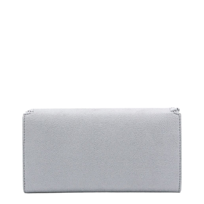 Falabella Continental Wallet With Chain - Light Grey - Image 2