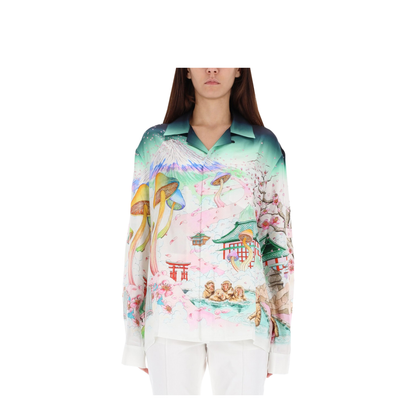 Flower Print Shirt - Image 1