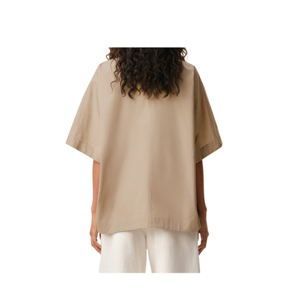 Cotton Top With Raised Collar - Image 3