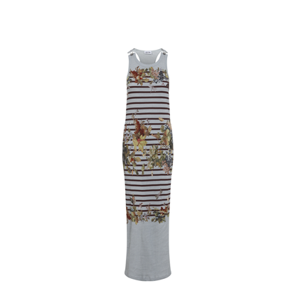 Mariniere Grape Long Dress - Image 2