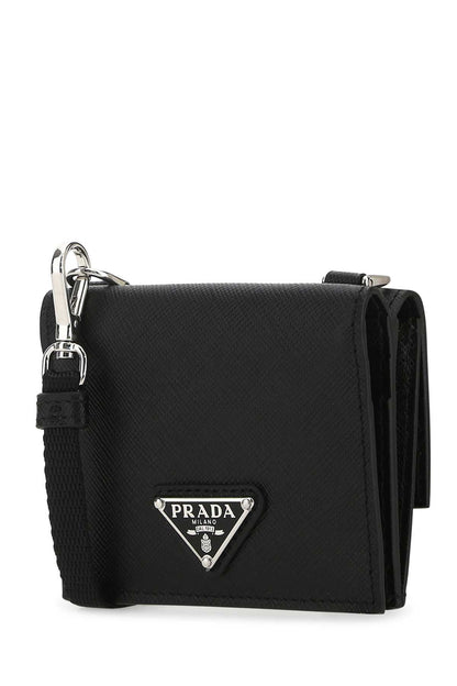 Saffiano Leather Wallet With Strap SHW - Image 2