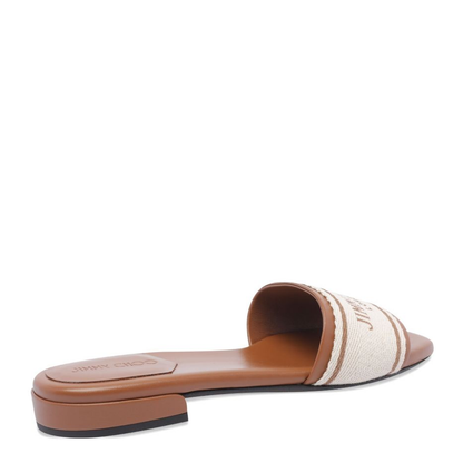 Ecru Slip-On Style Square Open Toe Sandal - Image 2