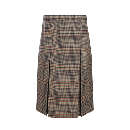 Wool and Cashmere Midi Skirt - Image 3