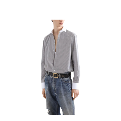 Striped Cotton Shirt - Image 5