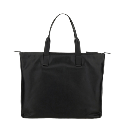 Adamo Medium Calfskin Shopping Bag - Black - Image 2