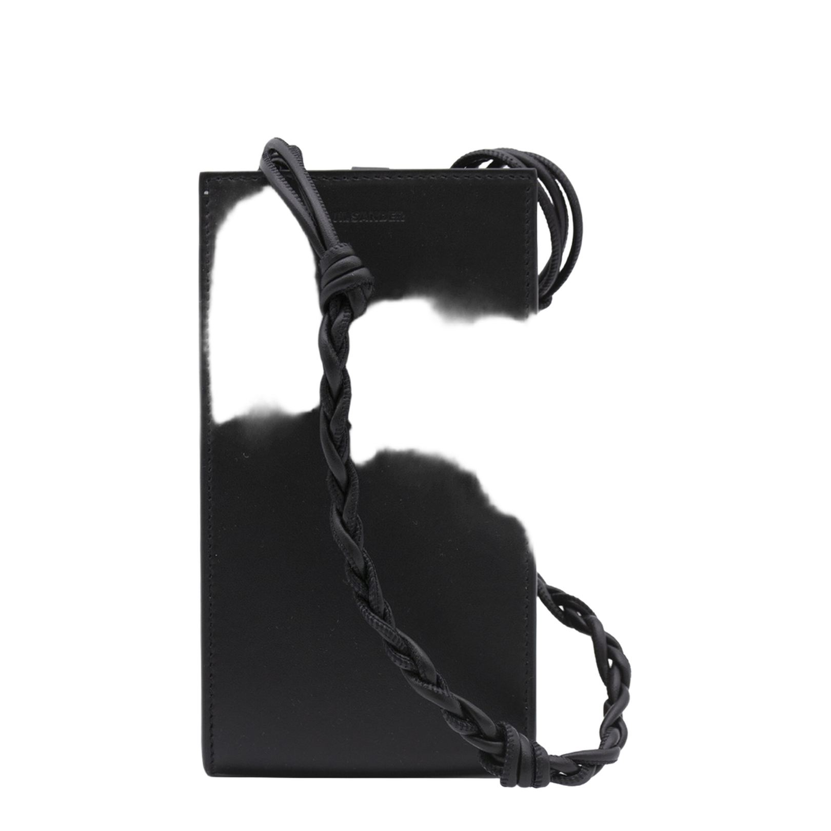 Black Nappa Leather Tangle Phone Case - Image 1