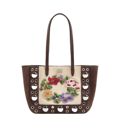 Brown Suede Nellcã'te Shoulder Bag - Image 1