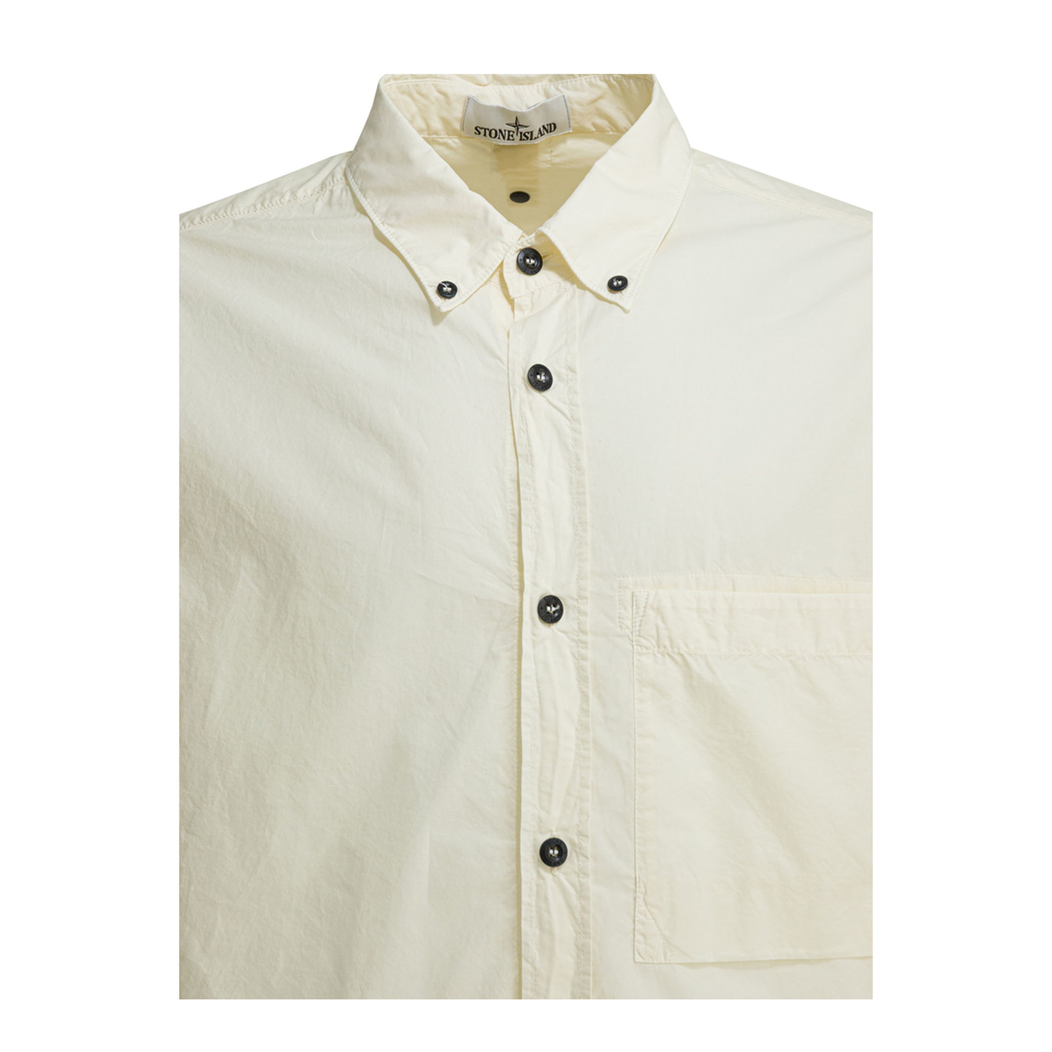 Cotton Shirt with Pocket - Image 3