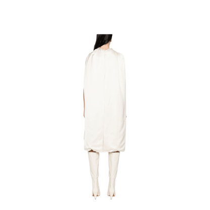 Cocoon Scarf Dress Light Beige - Image 5