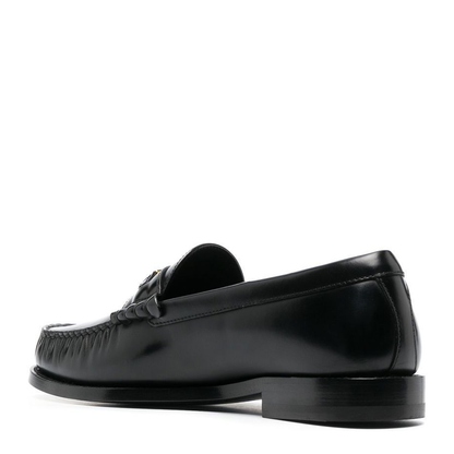 Triomphe Loafer in Polished Bull - Black - Image 4