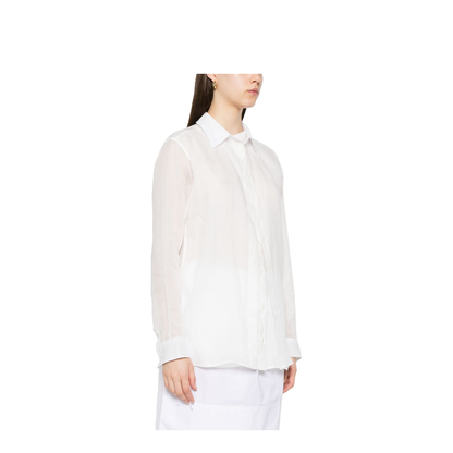White Double Collar Shirt - Image 4