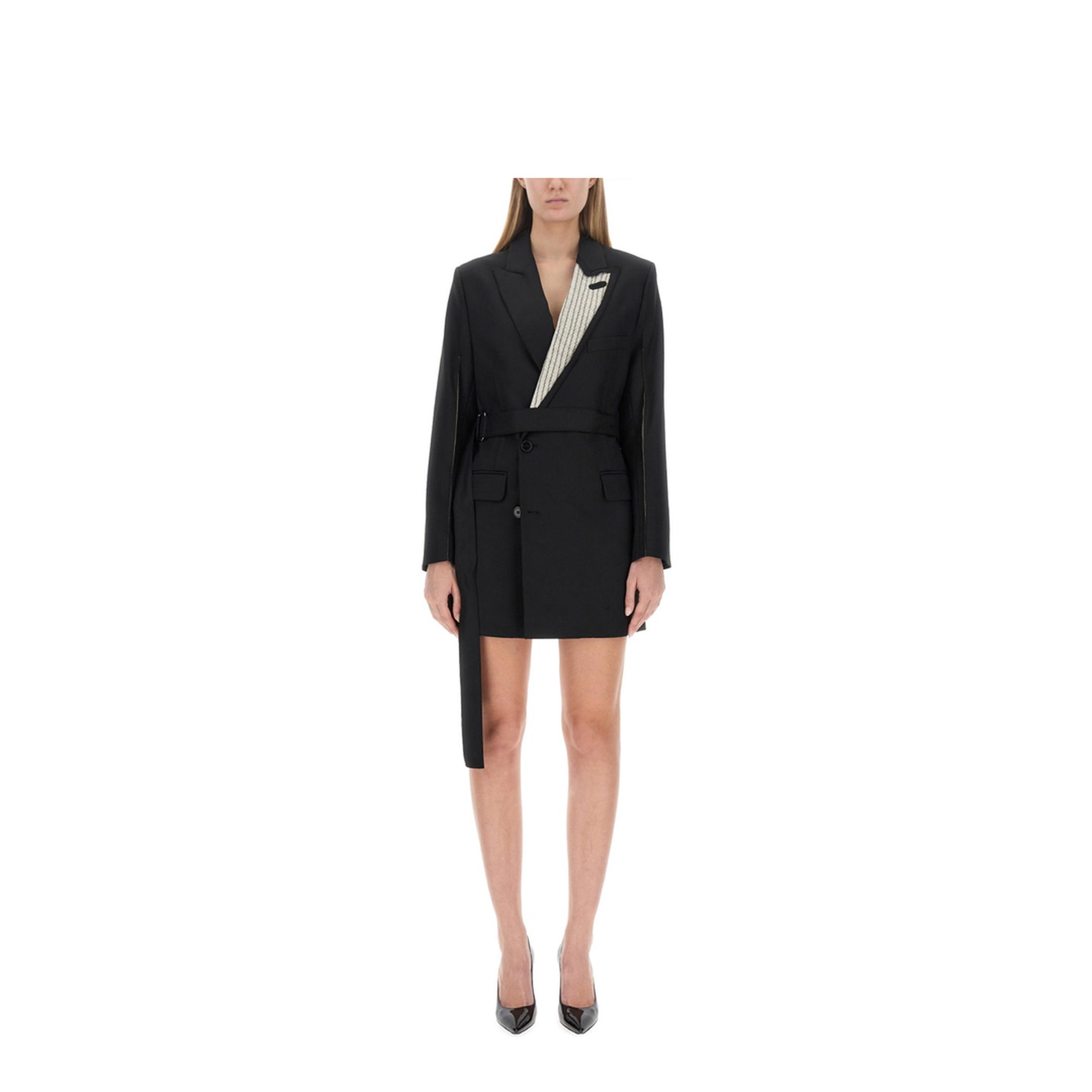 Double-Breasted Mini Dress - Image 1