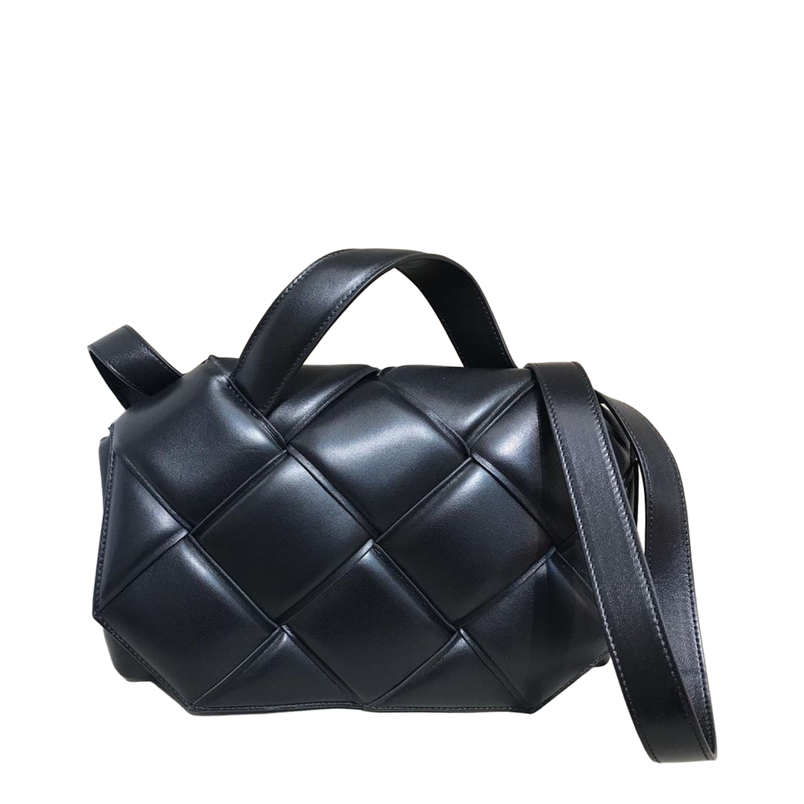 Woven Leather Shoulder Bag - Image 4