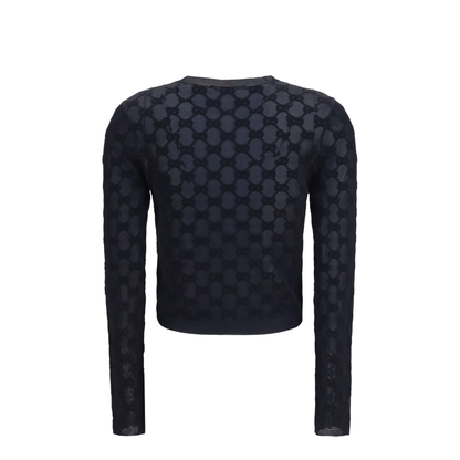 All-Over Viscose Crepe Cardigan - Image 2