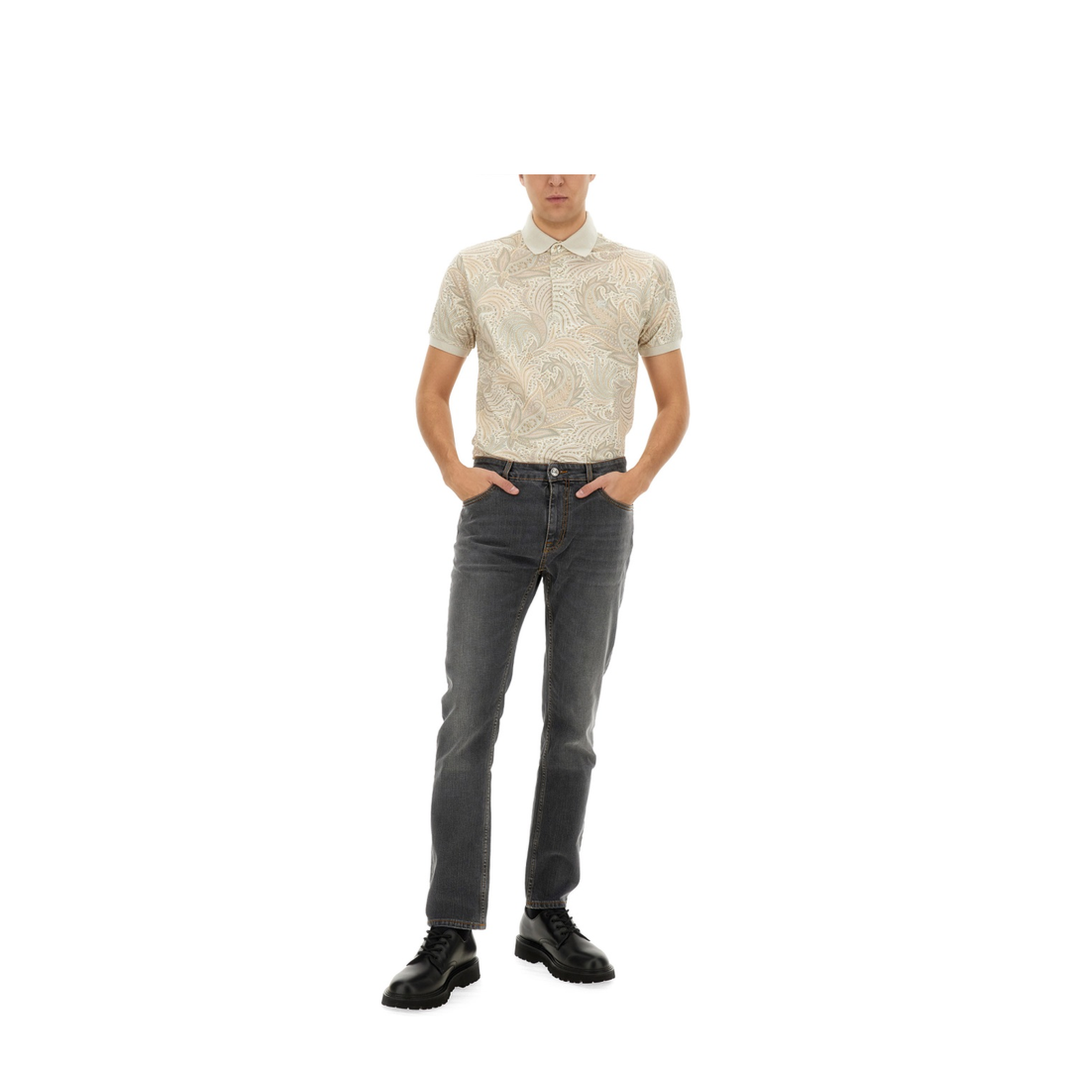 Polo Shirt With Print - Image 2