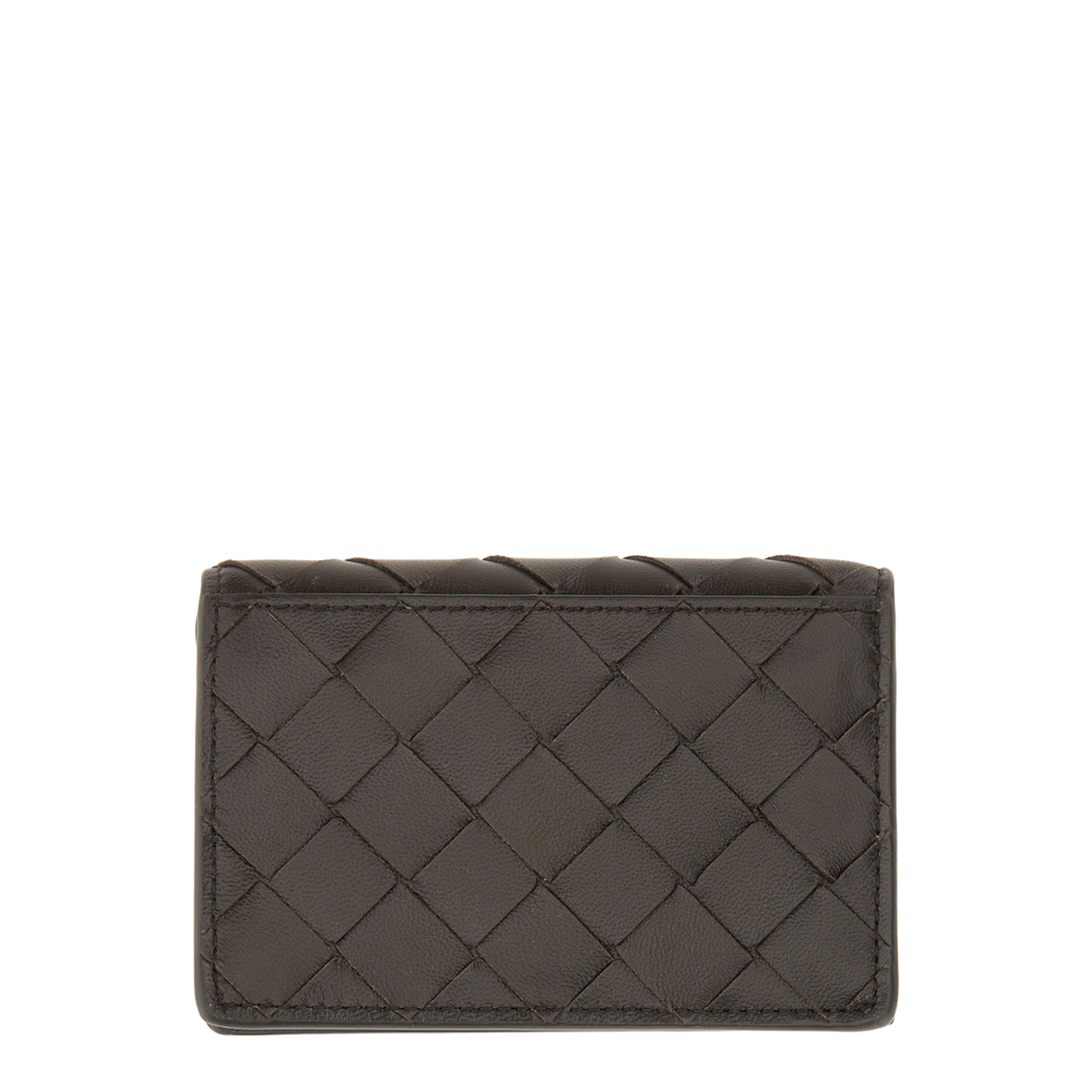 Bottega Veneta Intrecciato Business Card Case in Fondant - Image 2