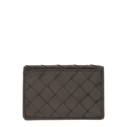 Bottega Veneta Intrecciato Business Card Case in Fondant - Image 2