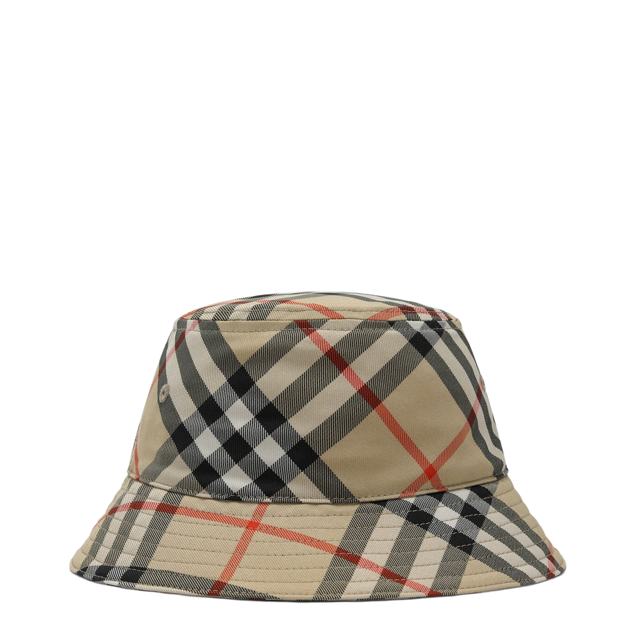 Fisherman's Hat with Check Pattern - Image 2