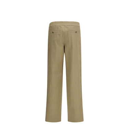 Check Cotton Trousers - Image 2