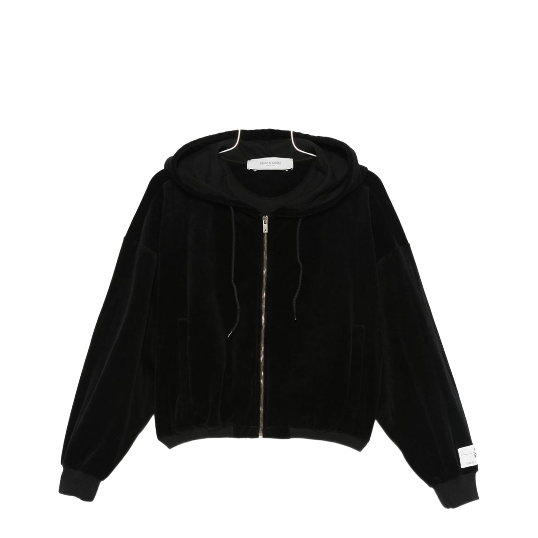 Zip-up Hoodie - Black - Image 1