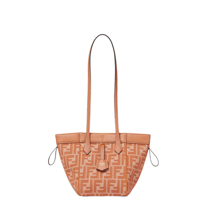 Origami Mini Denim Bucket Bags - Orange - Image 4