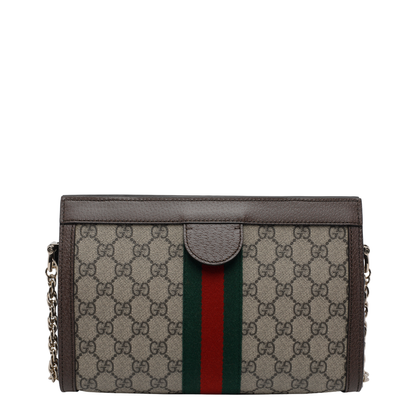 Ophidia Medium Shoulder Bag - Beige/Brown - Image 3