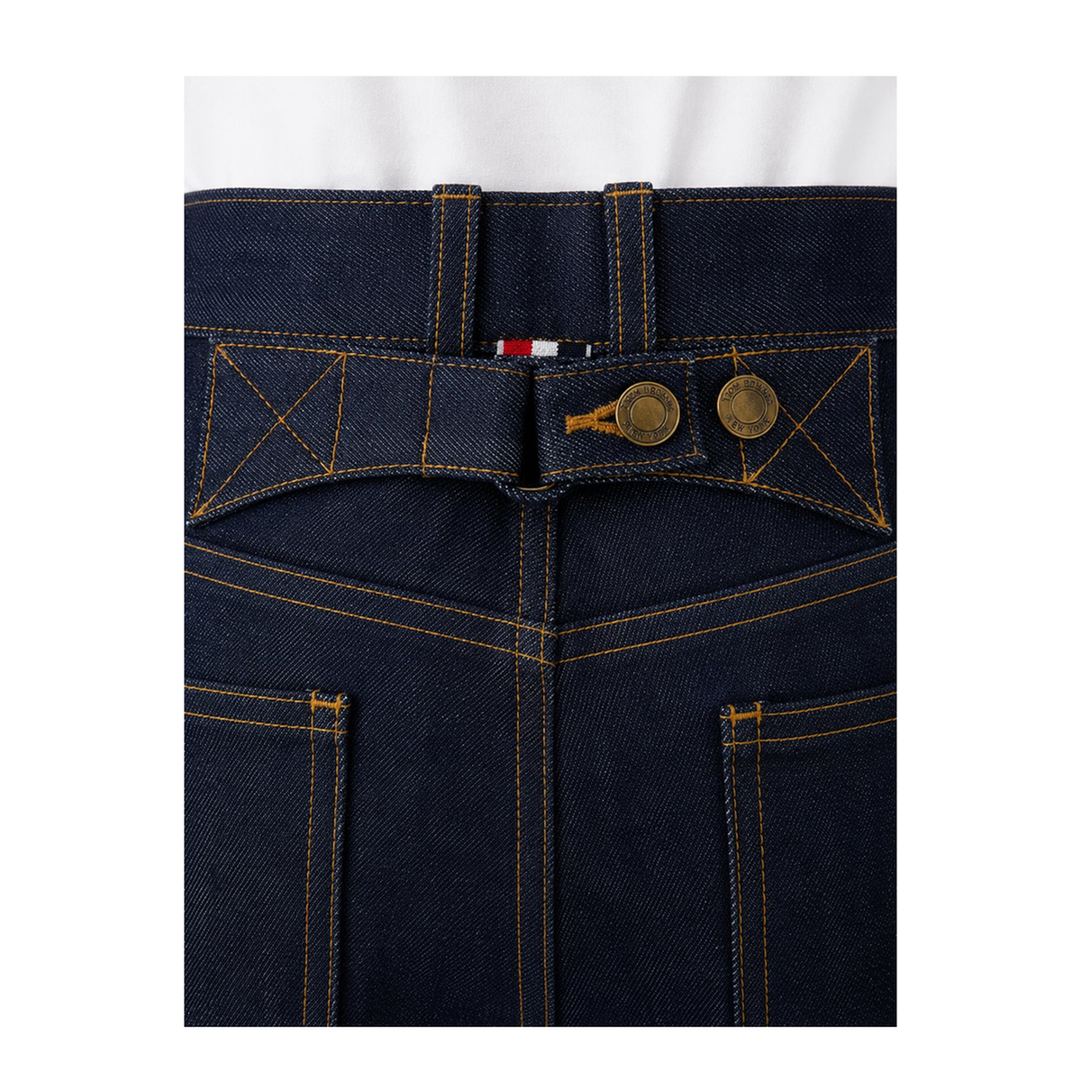 Classic 5 Pocket Denim Pant Navy - Image 2