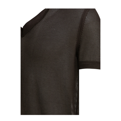 Silk Blend Buttonless Polo Shirt - Image 4