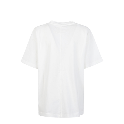 Lavinia T-Shirt White in Cotton - Image 2