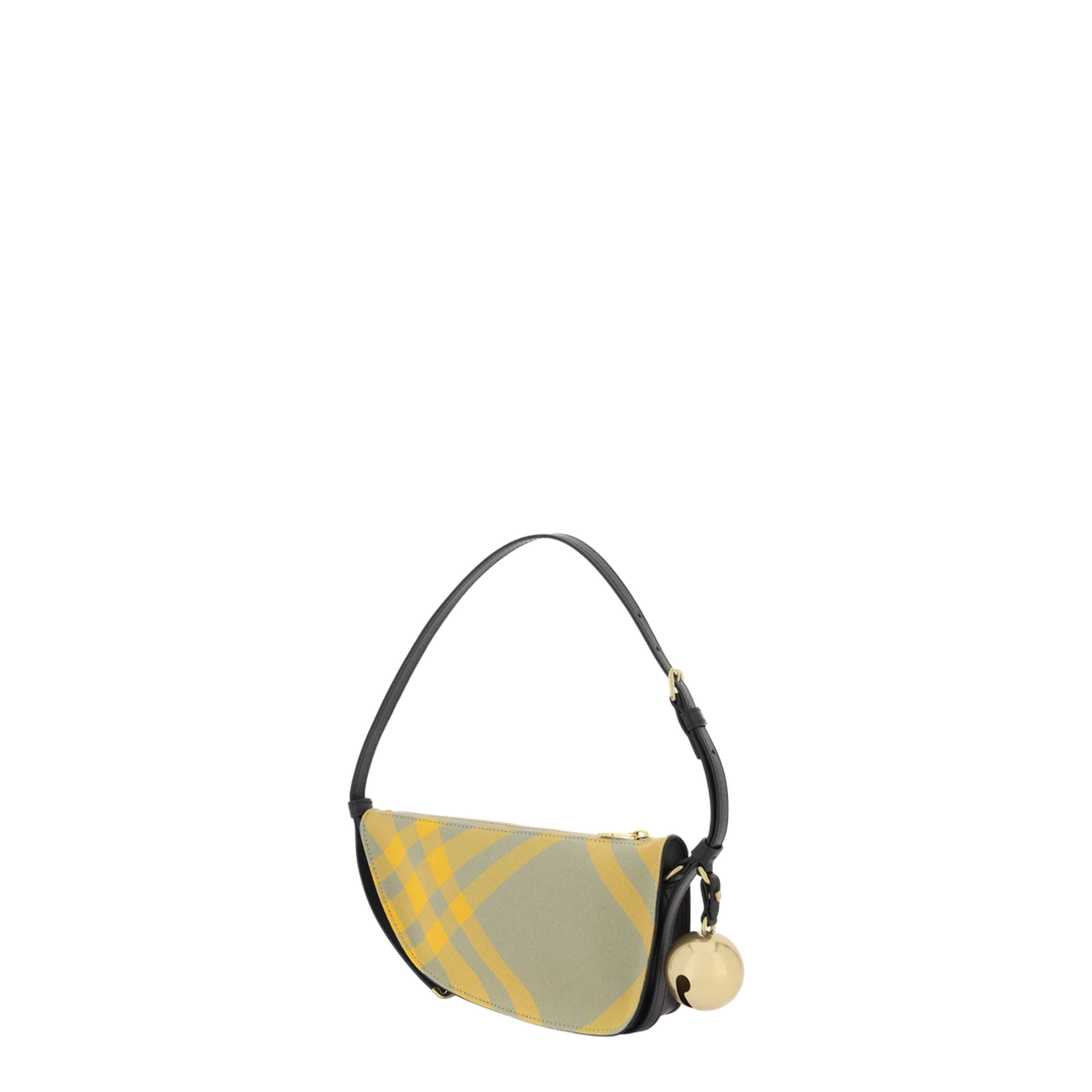 Embroidered Canvas Mini Shield Shoulder Bag - Image 3