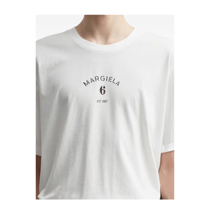 White T-shirt with logo print - Image 3