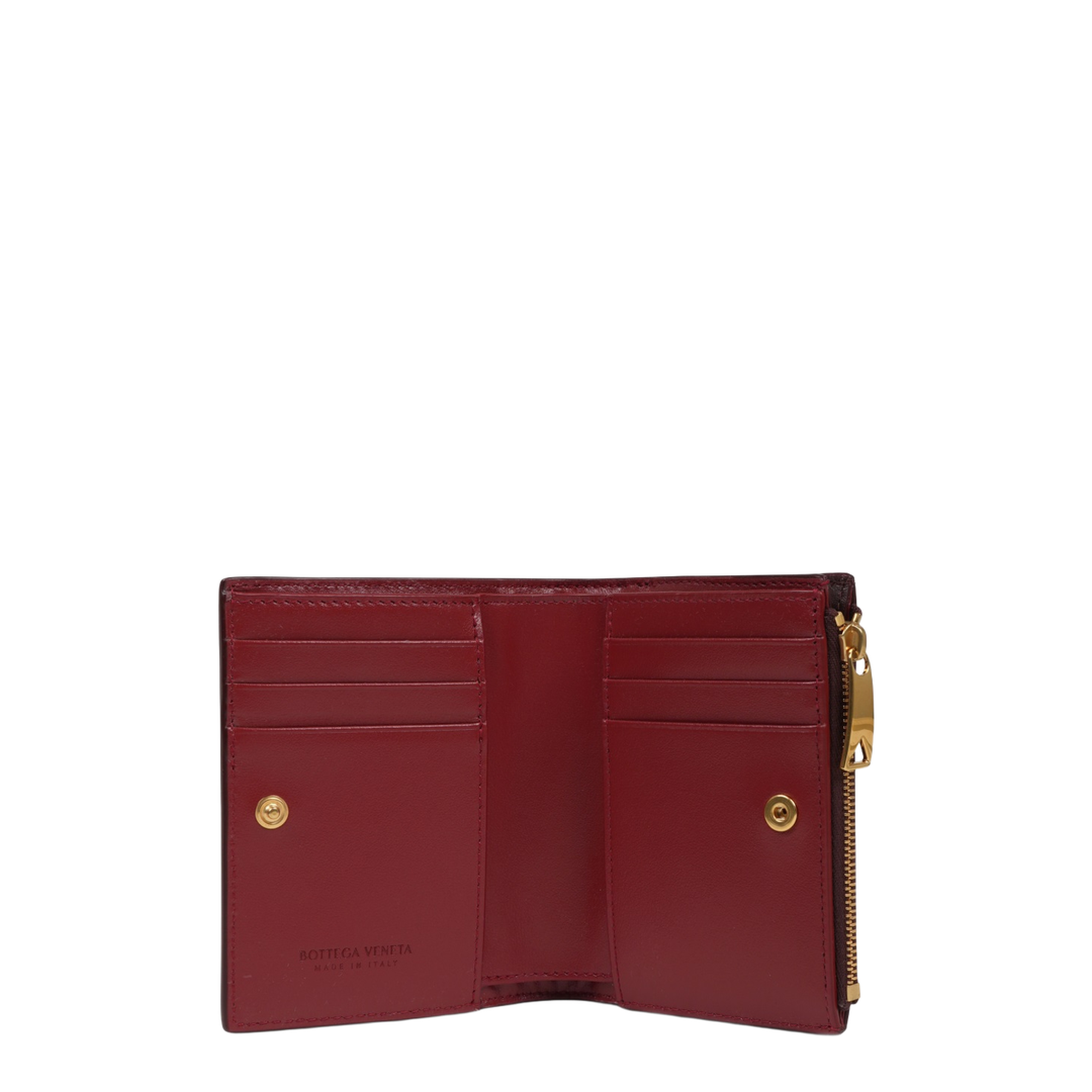 Cassette Small Bi-Fold Wallet Burgundy - Image 3