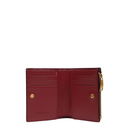 Cassette Small Bi-Fold Wallet Burgundy - Image 3