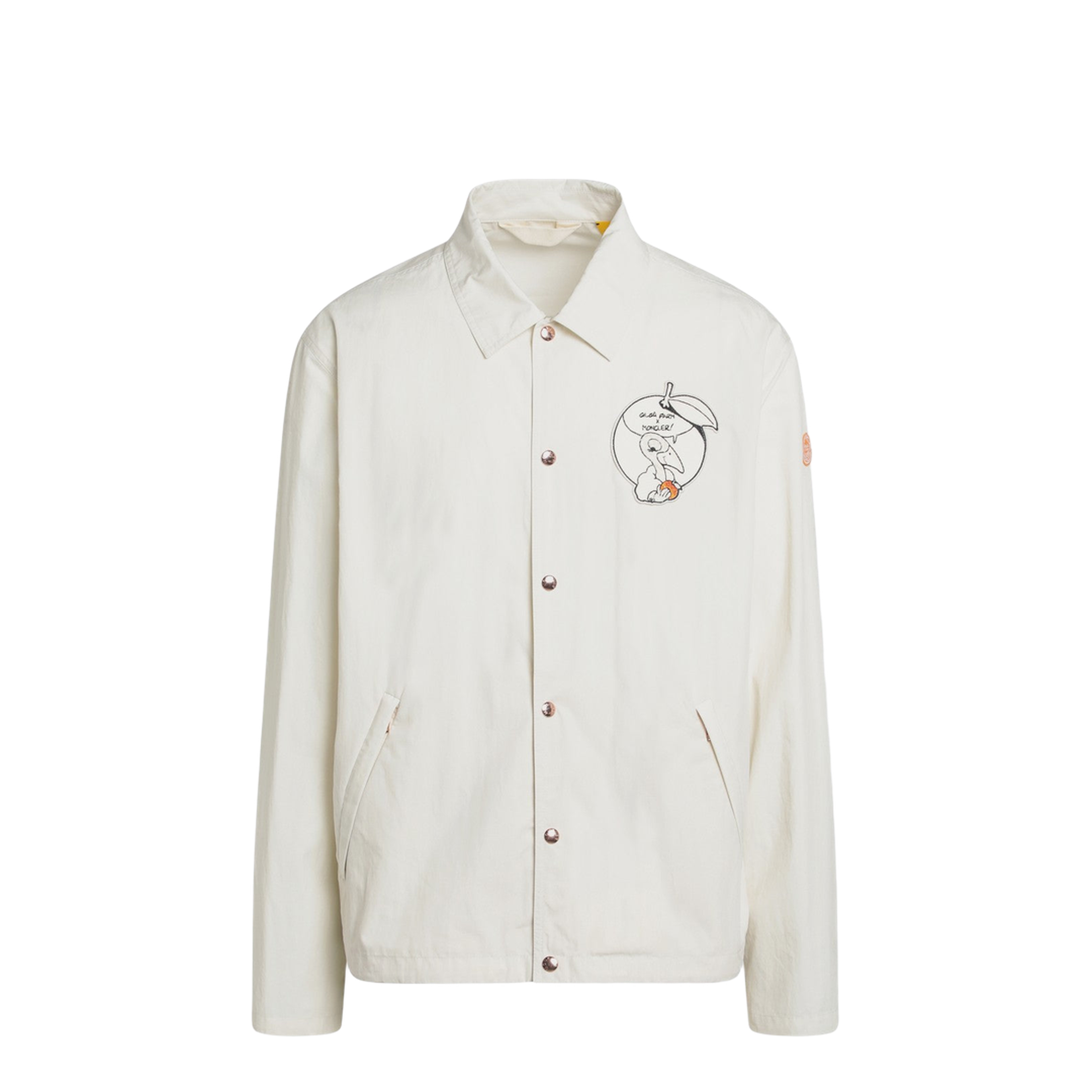 White Satsuma Shacket in Canvas and Nylon - Image 1
